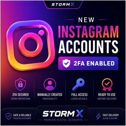 New Instagram Accounts with 2FA